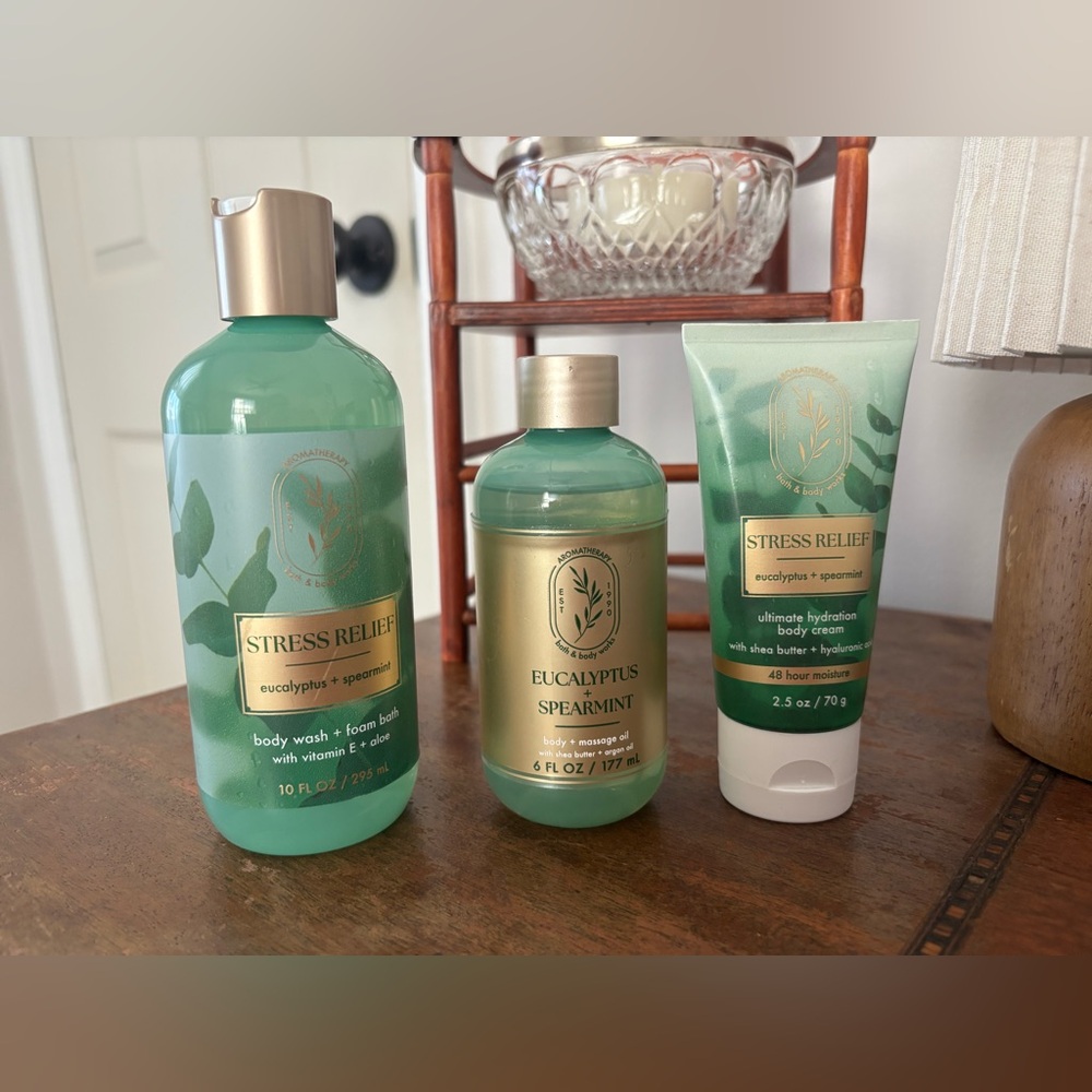 Stress Relief Eucalyptus Spearmint Body Wash Set